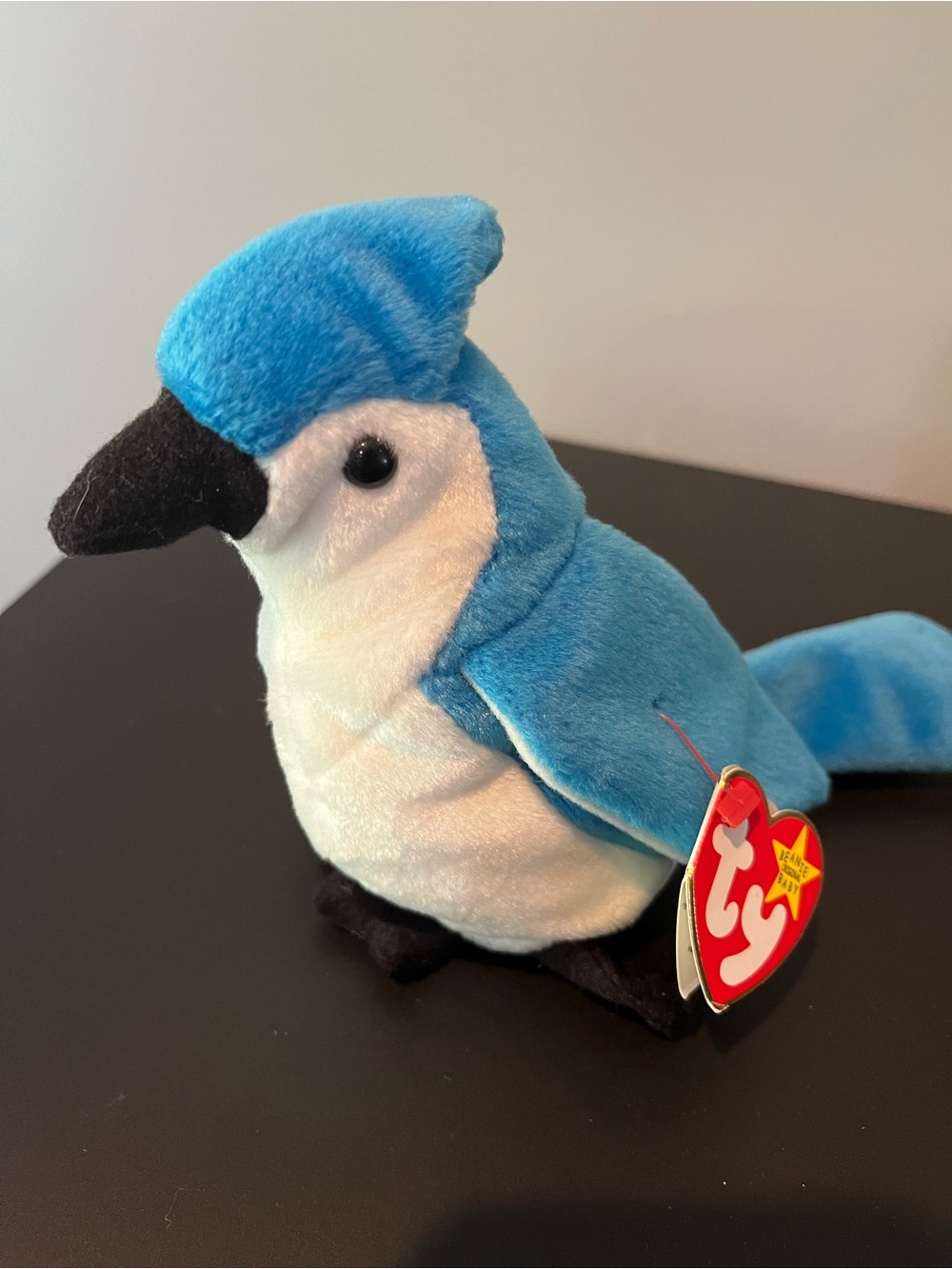 TY Beanie Babies Rocket Blue Jay Plush 1997 Retired Vintage